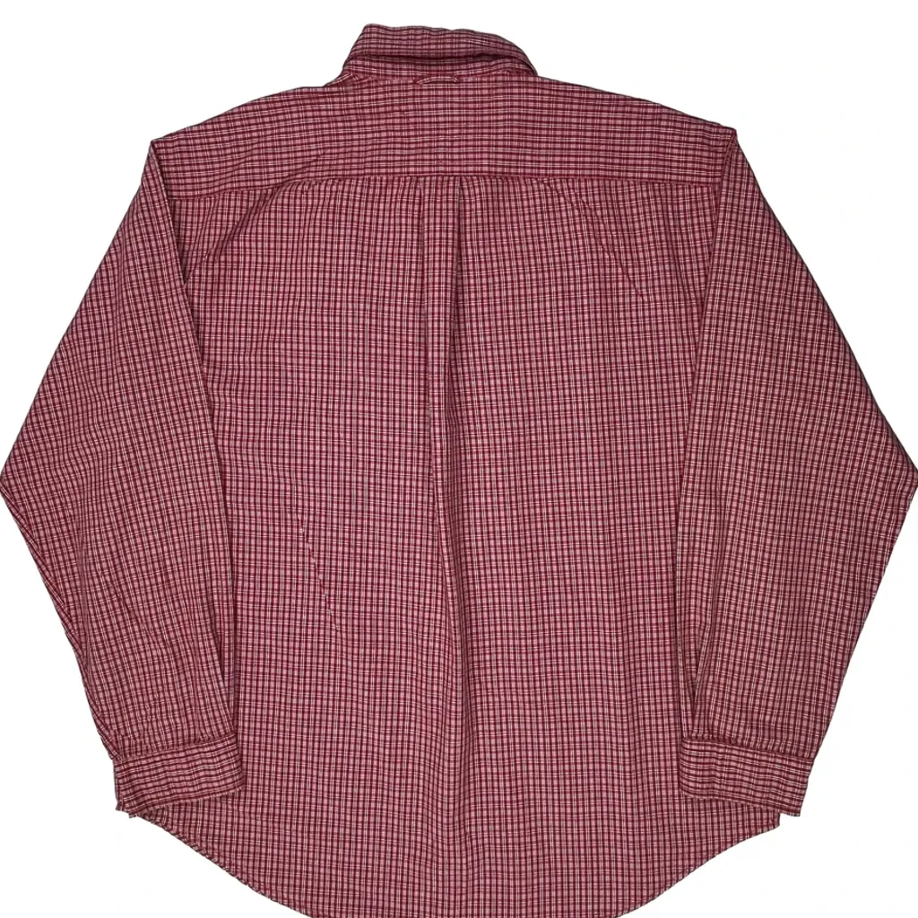 Tommy Hilfiger Checked Shirt - XL Red Cotton - Image 6