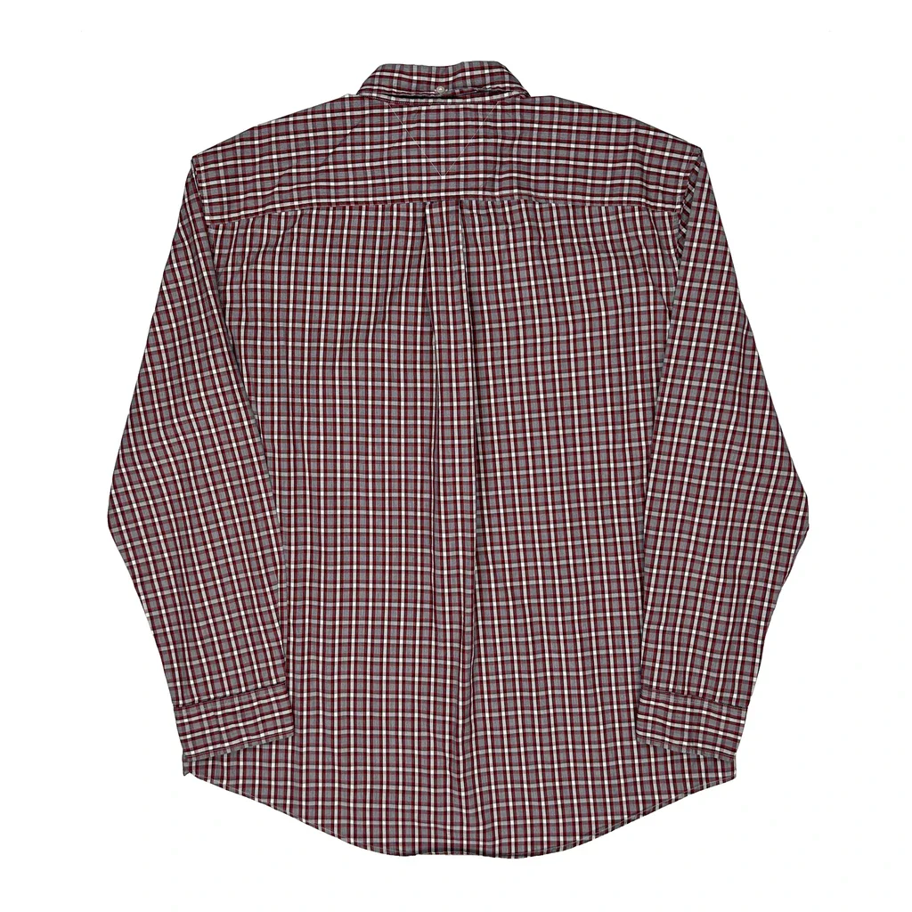 Tommy Hilfiger Checked Shirt - 2XL Red Cotton - Image 2