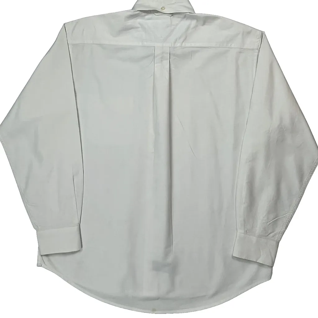Tommy Hilfiger Shirt - Large White Cotton - Image 6