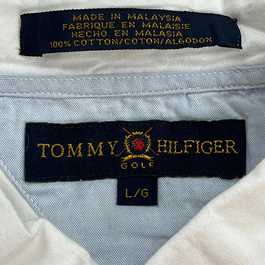 Tommy Hilfiger Shirt - Large White Cotton - Image 3