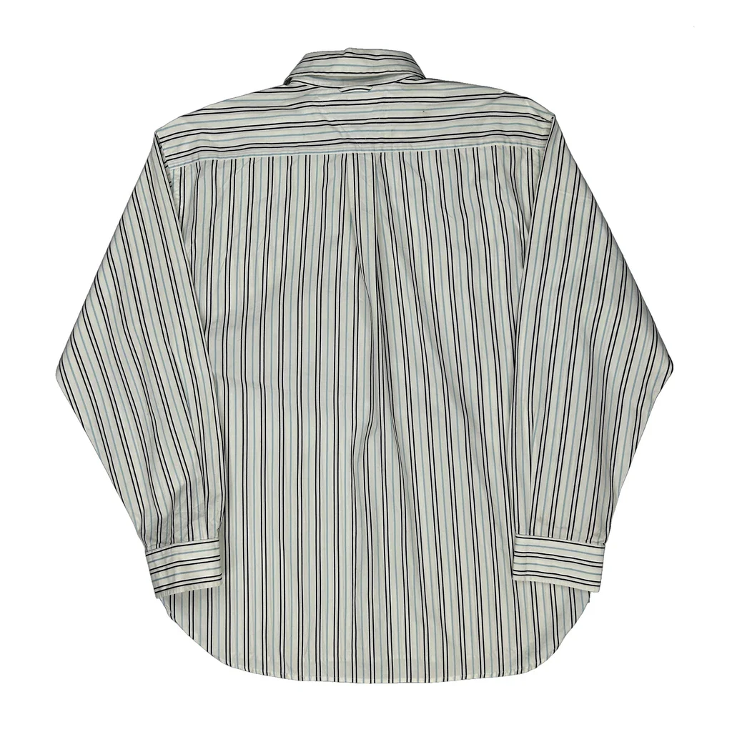 Tommy Hilfiger Striped Shirt - Large White Cotton - Image 2