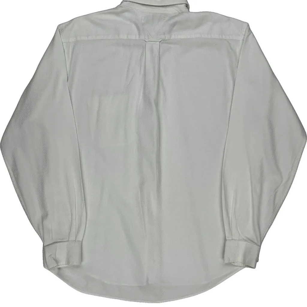 Tommy Hilfiger Shirt - Large White Cotton - Image 7
