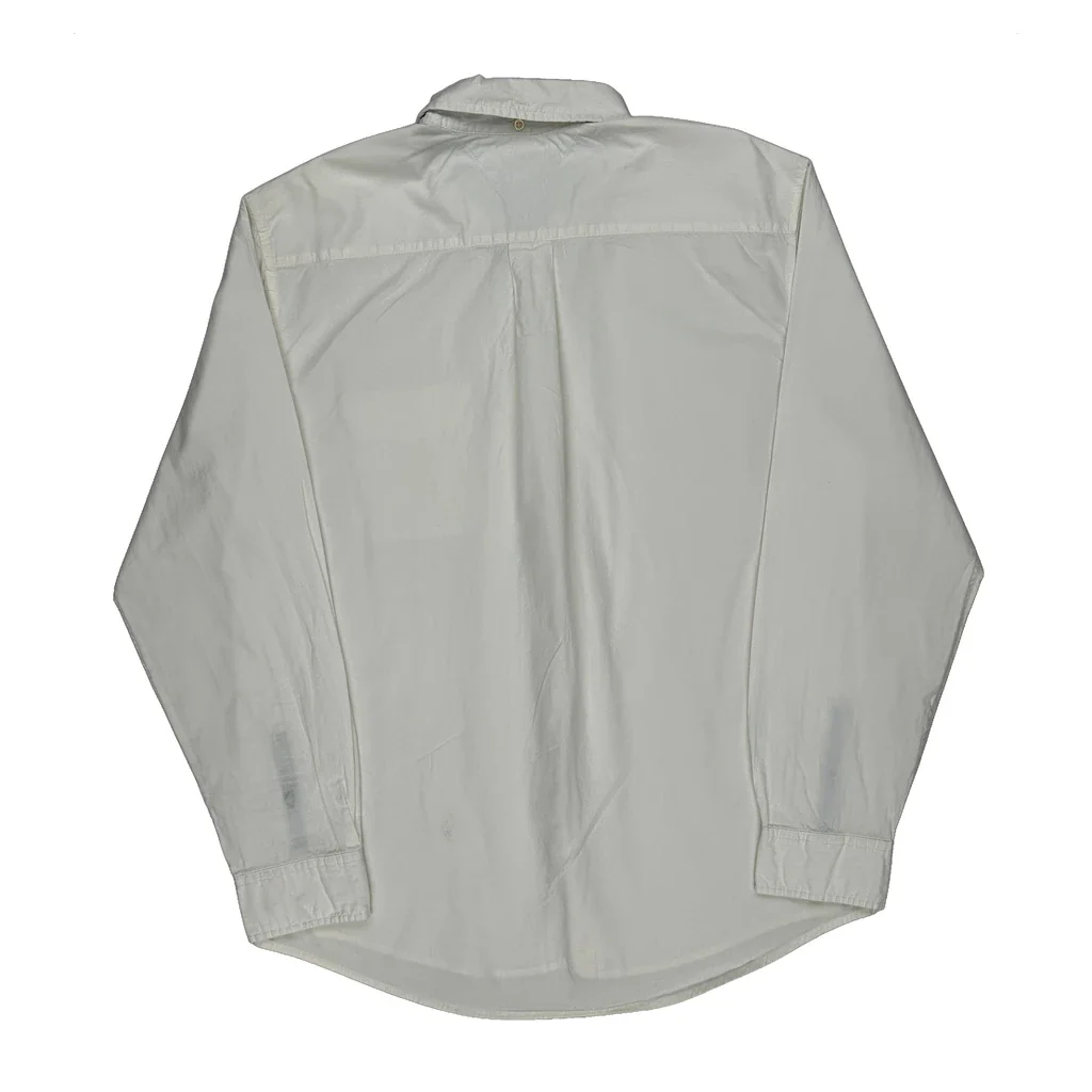Tommy Hilfiger Shirt - Large White Cotton - Image 2