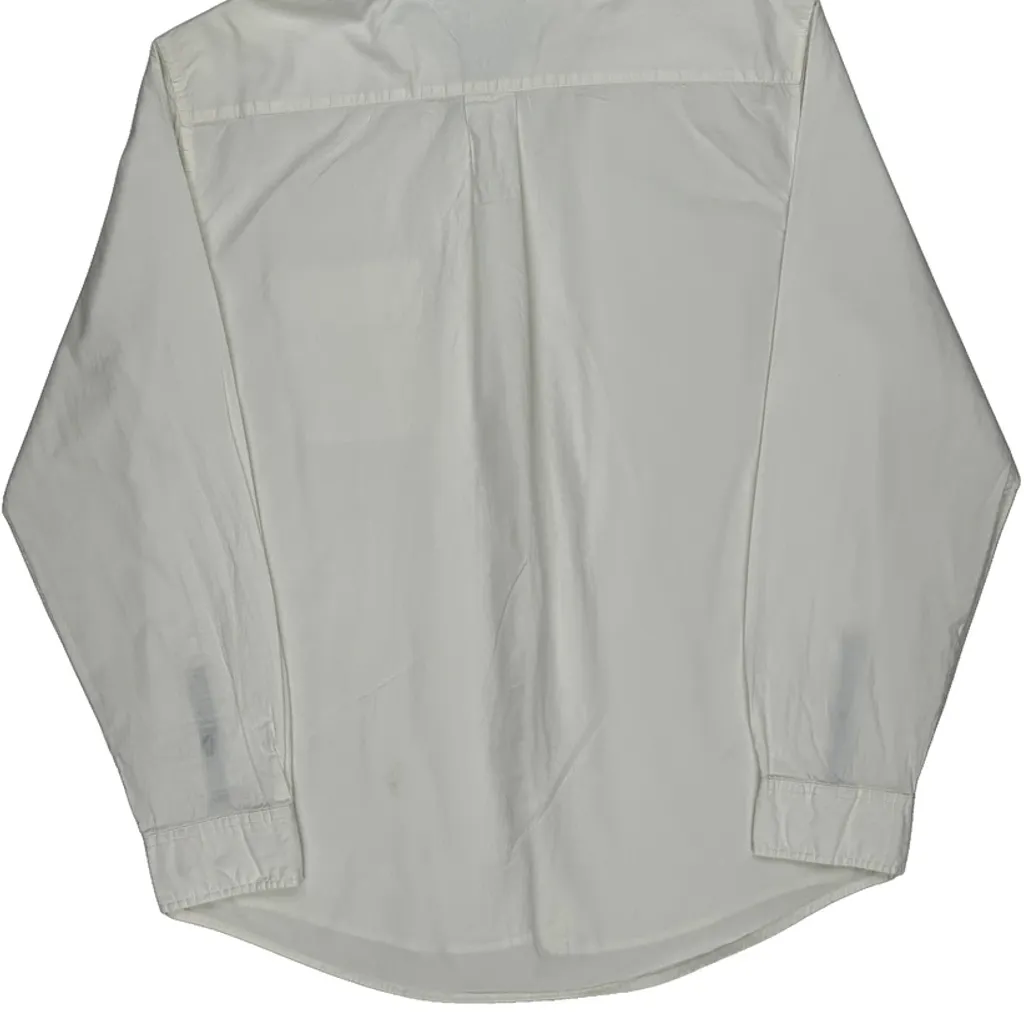 Tommy Hilfiger Shirt - Large White Cotton - Image 7