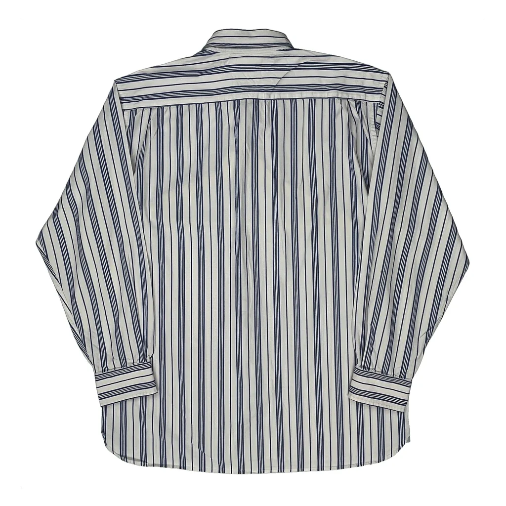 Tommy Hilfiger Striped Shirt - Large White Cotton - Image 2