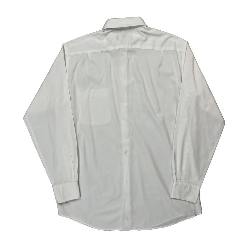 Tommy Hilfiger Shirt - Medium White Cotton - Image 2