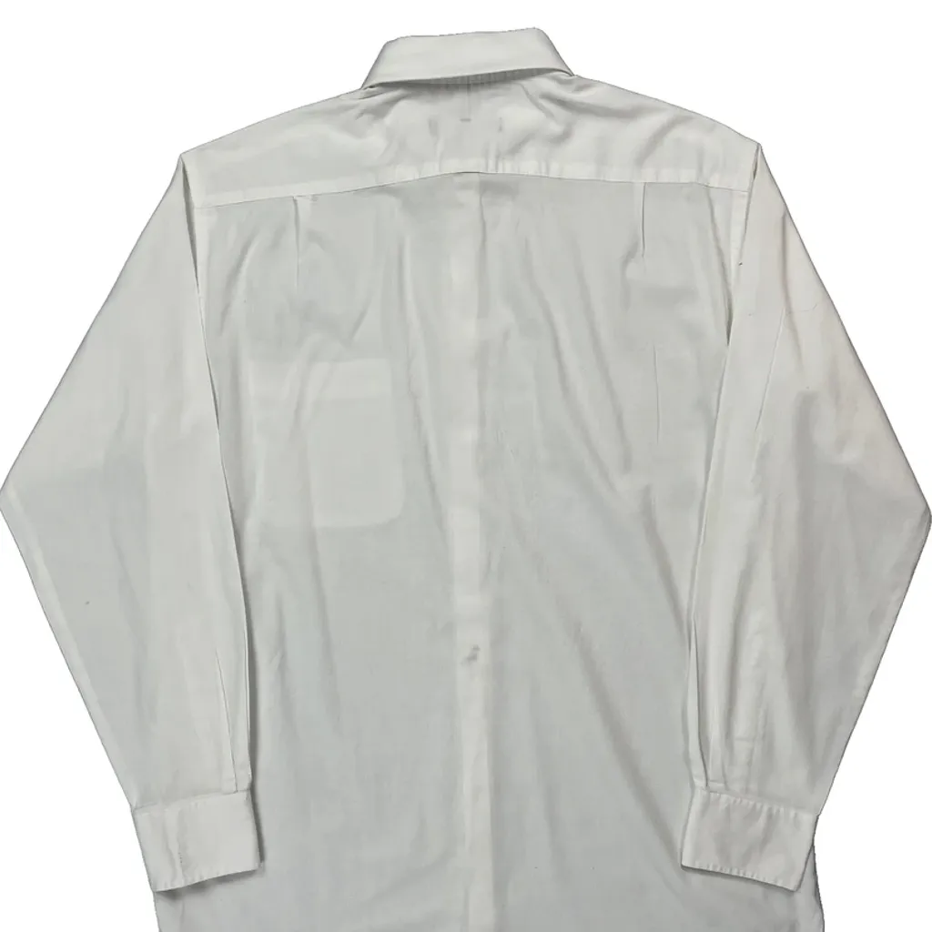 Tommy Hilfiger Shirt - Medium White Cotton - Image 7