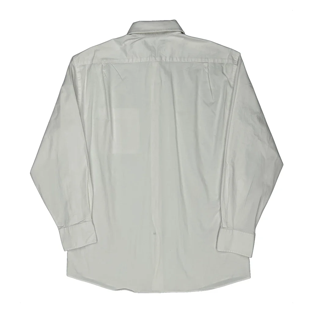 Tommy Hilfiger Shirt - Medium White Cotton - Image 2
