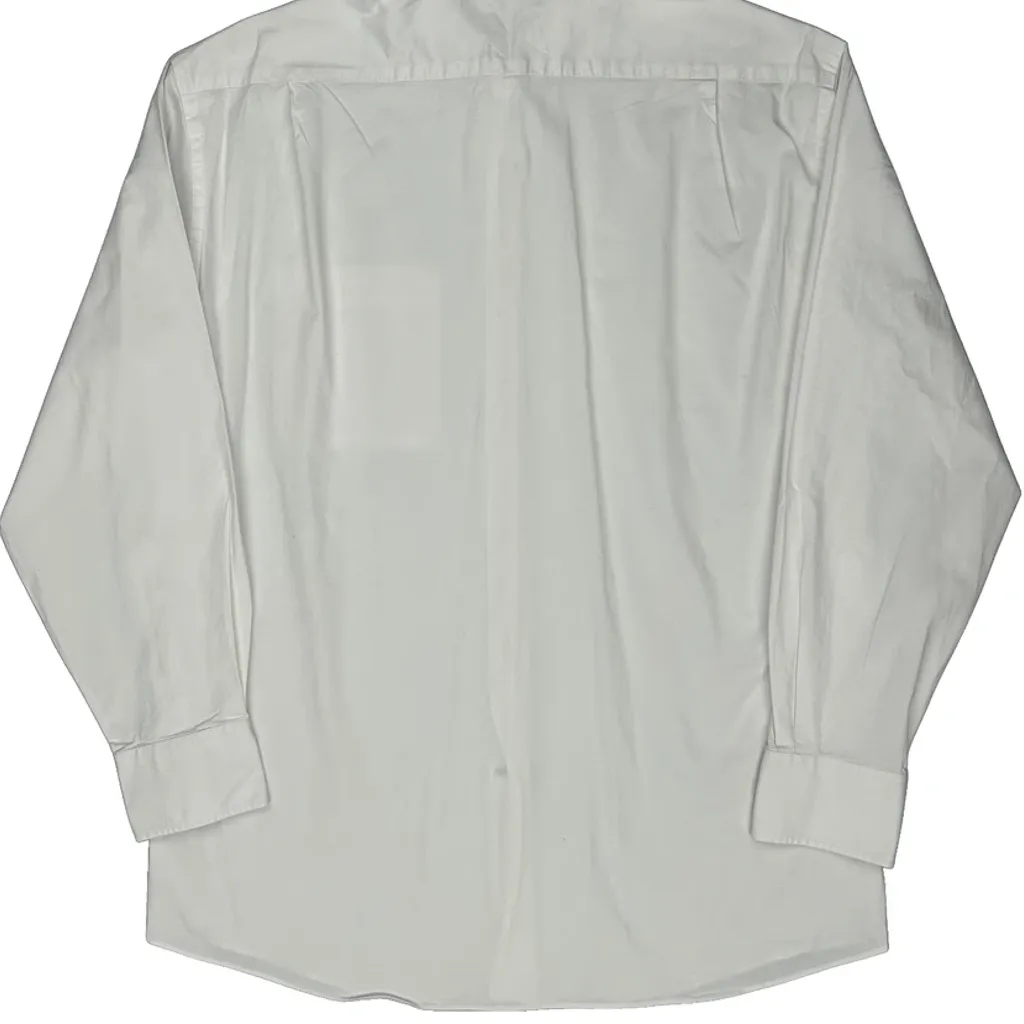 Tommy Hilfiger Shirt - Medium White Cotton - Image 7