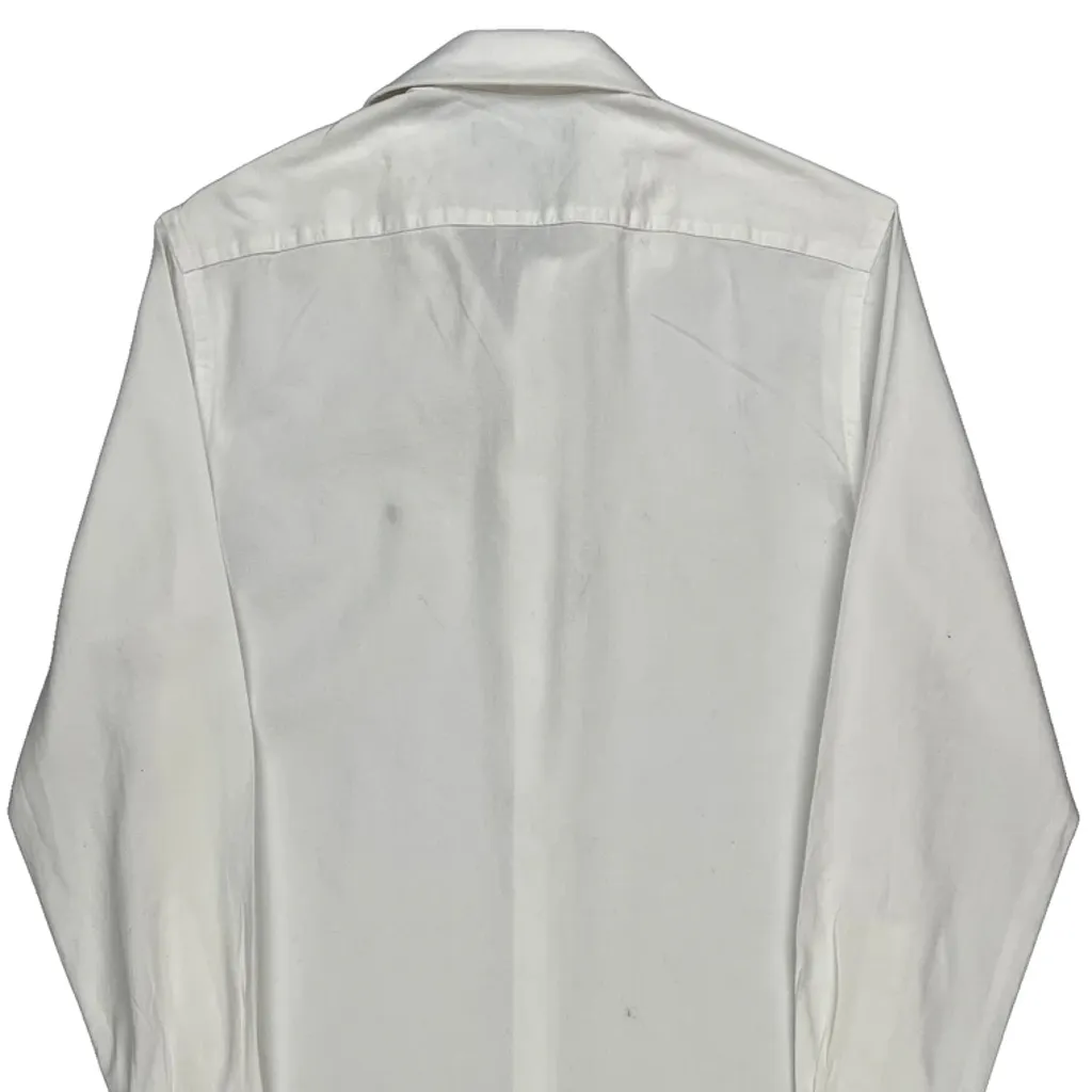 Tommy Hilfiger Slim Fit Shirt - Medium White Cotton - Image 7