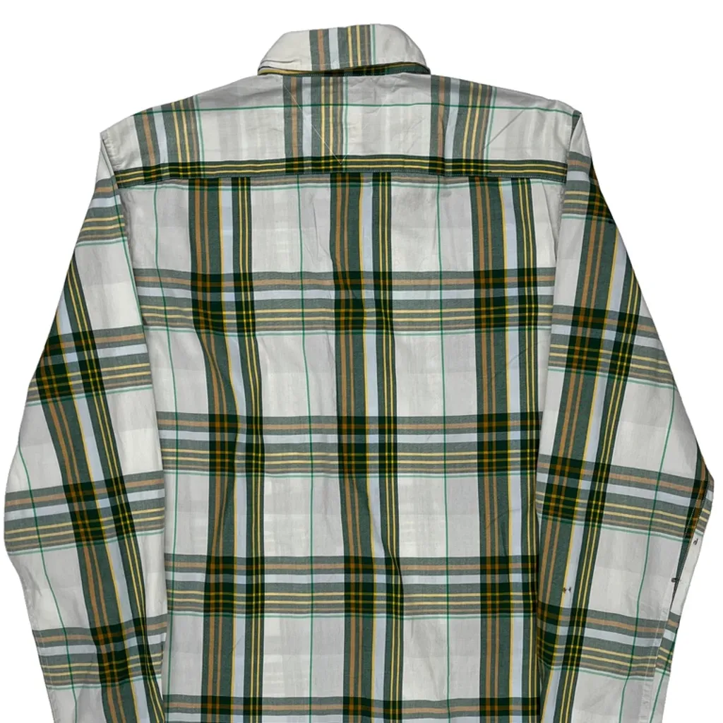 Tommy Hilfiger Checked Shirt - Medium White Cotton - Image 6