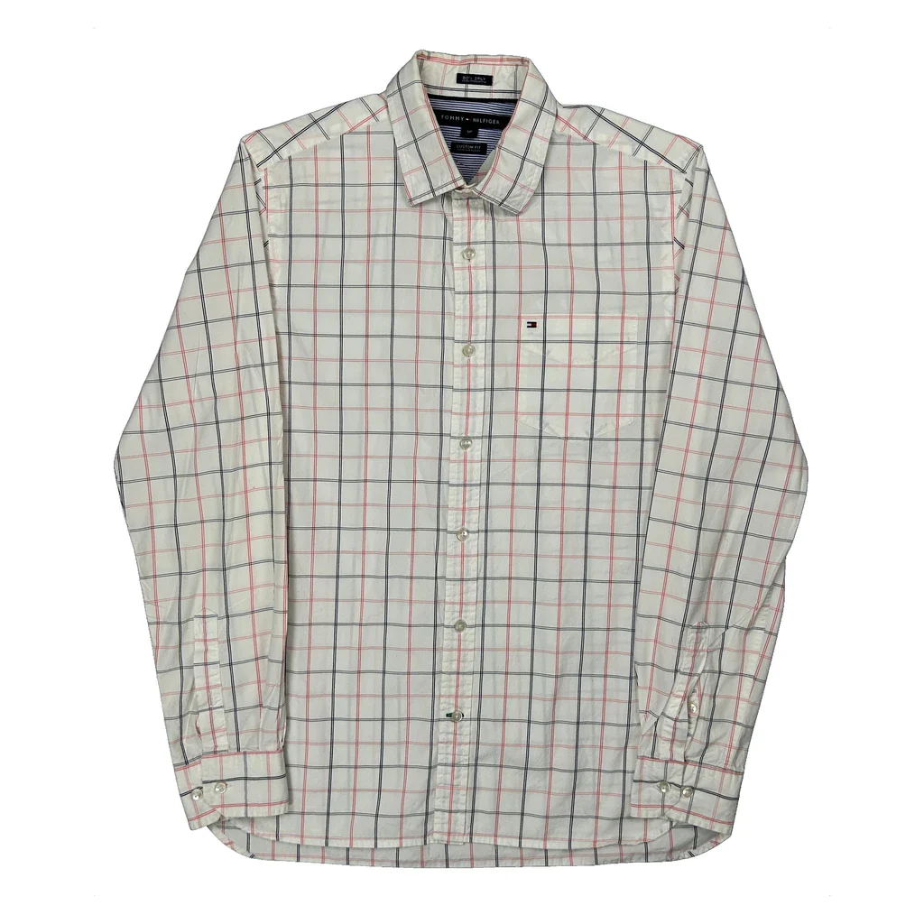 Tommy Hilfiger Shirt - Small White Cotton