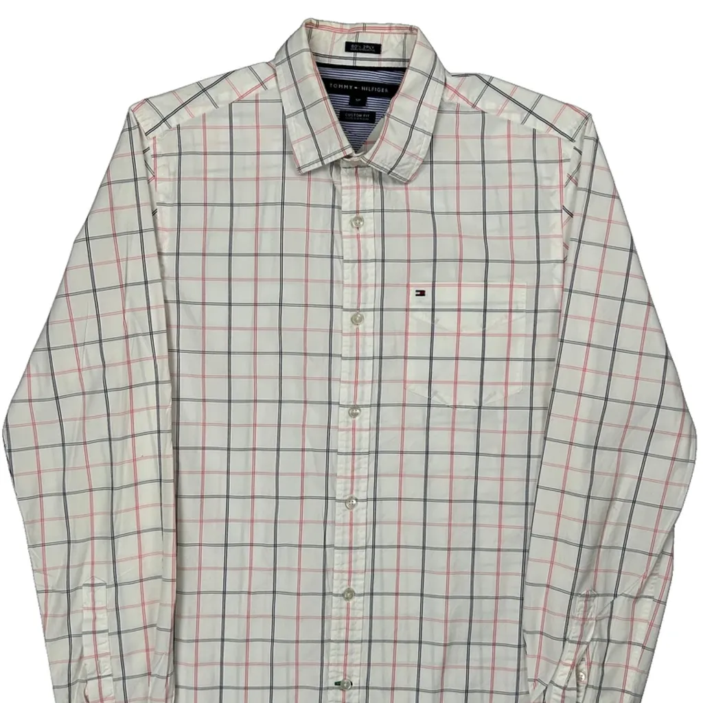 Tommy Hilfiger Shirt - Small White Cotton - Image 5