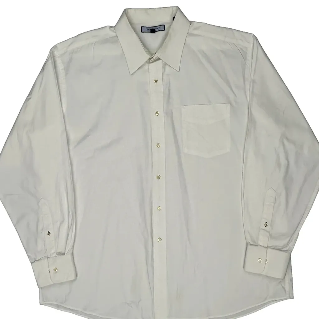 Tommy Hilfiger Shirt - XL White Cotton - Image 4