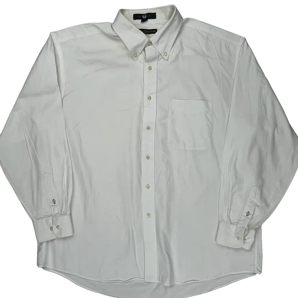 Tommy Hilfiger Shirt - XL White Cotton - Image 5