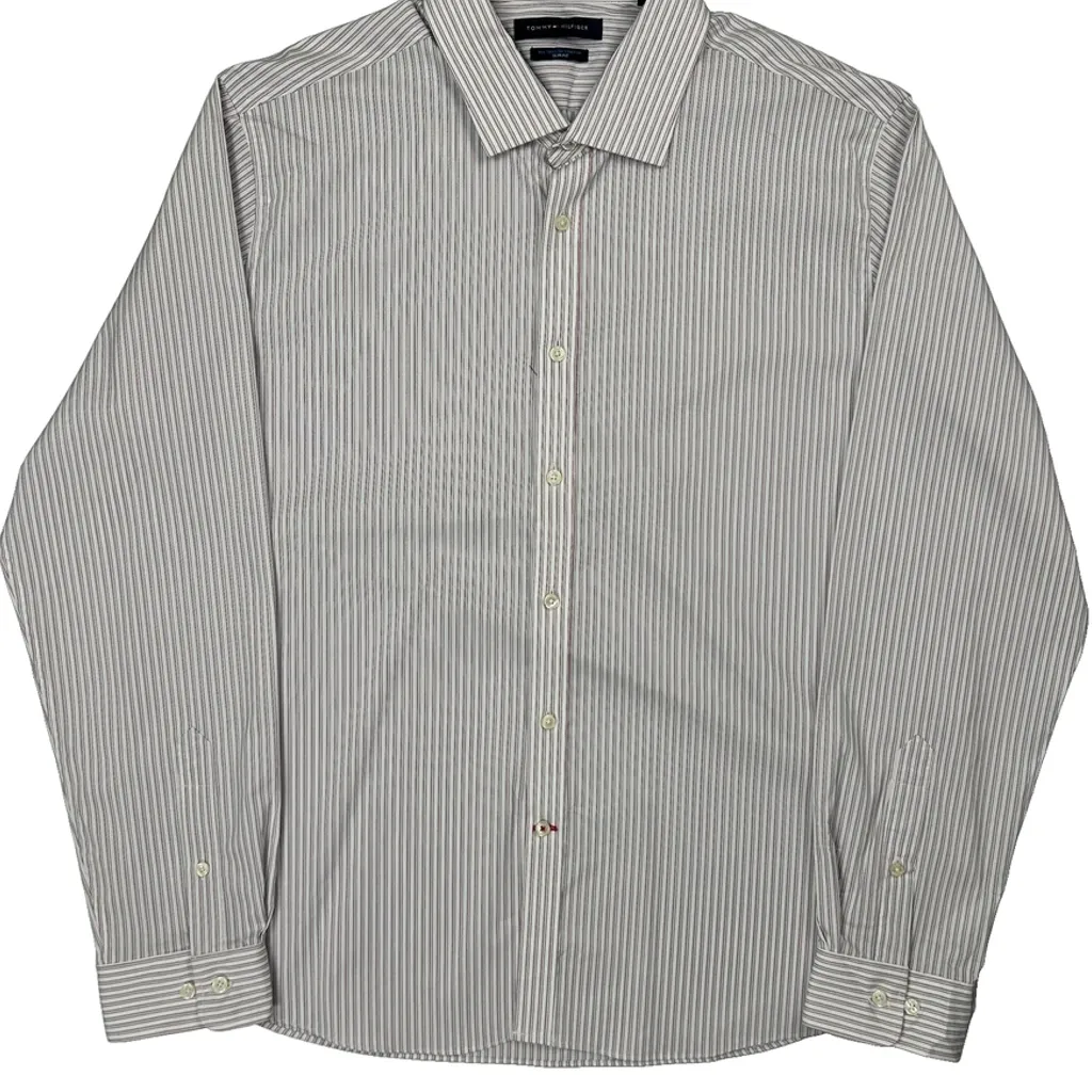Tommy Hilfiger Slim Fit Shirt - XL White Cotton - Image 4