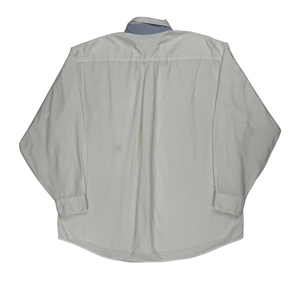 Tommy Hilfiger Shirt - XL White Cotton - Image 2