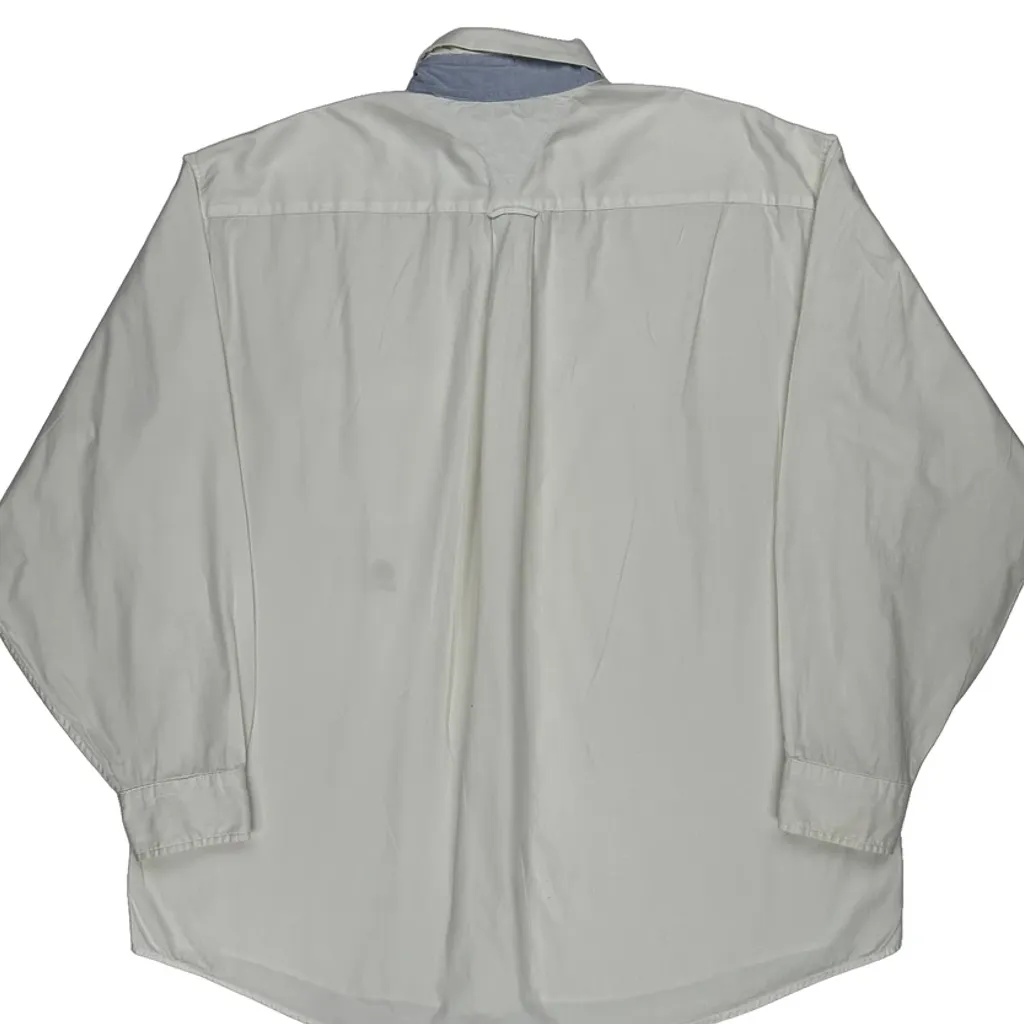 Tommy Hilfiger Shirt - XL White Cotton - Image 6