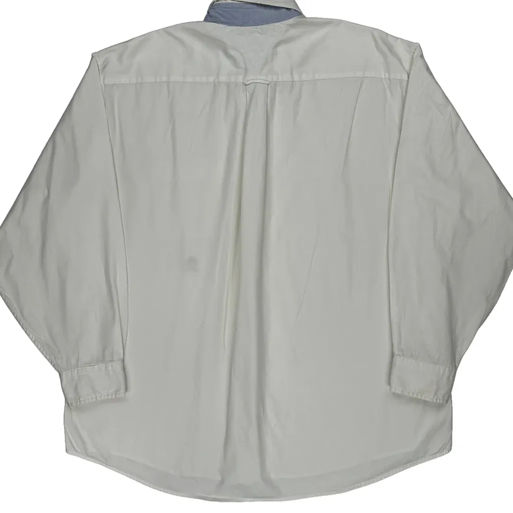 Tommy Hilfiger Shirt - XL White Cotton - Image 7