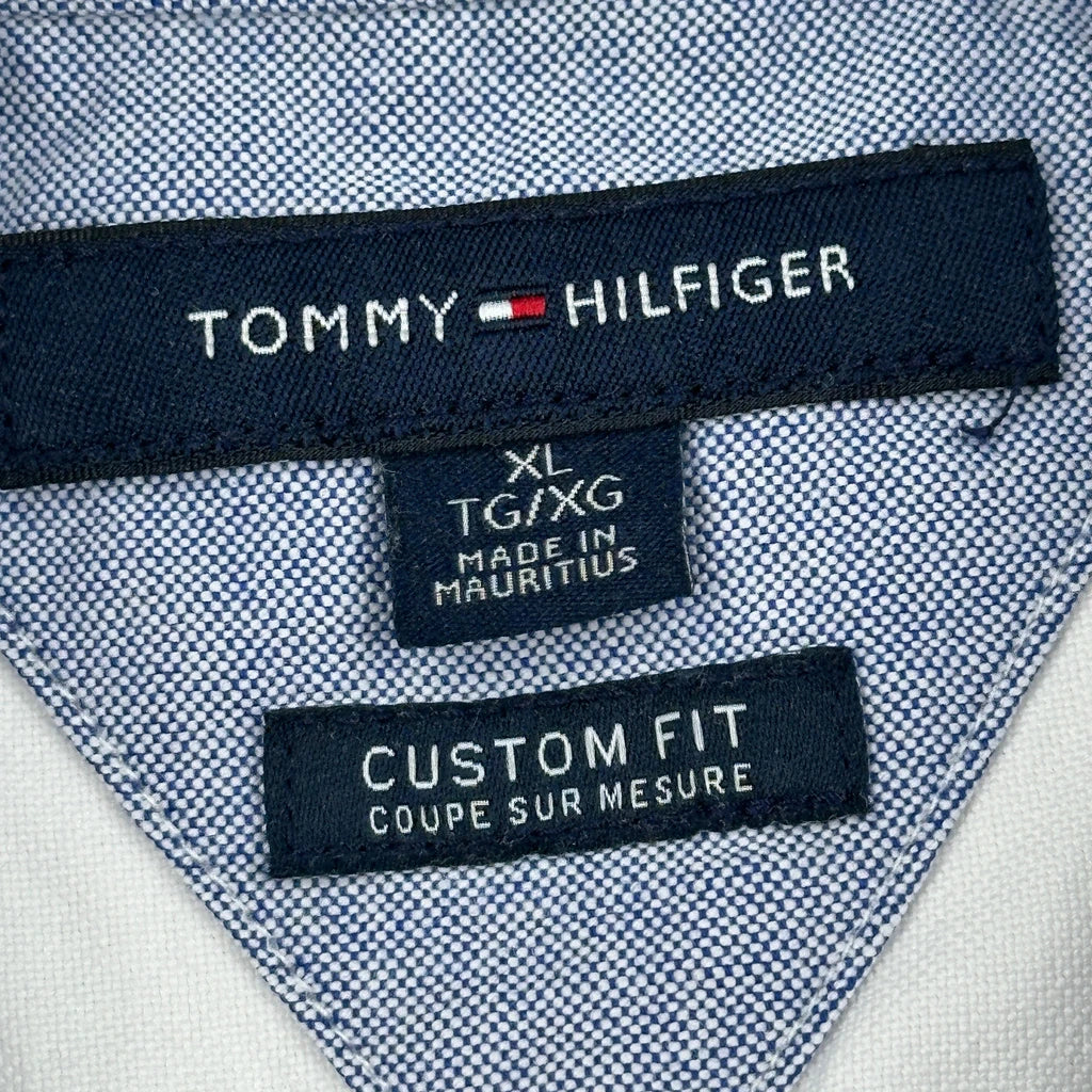 Tommy Hilfiger Shirt - XL White Cotton - Image 3