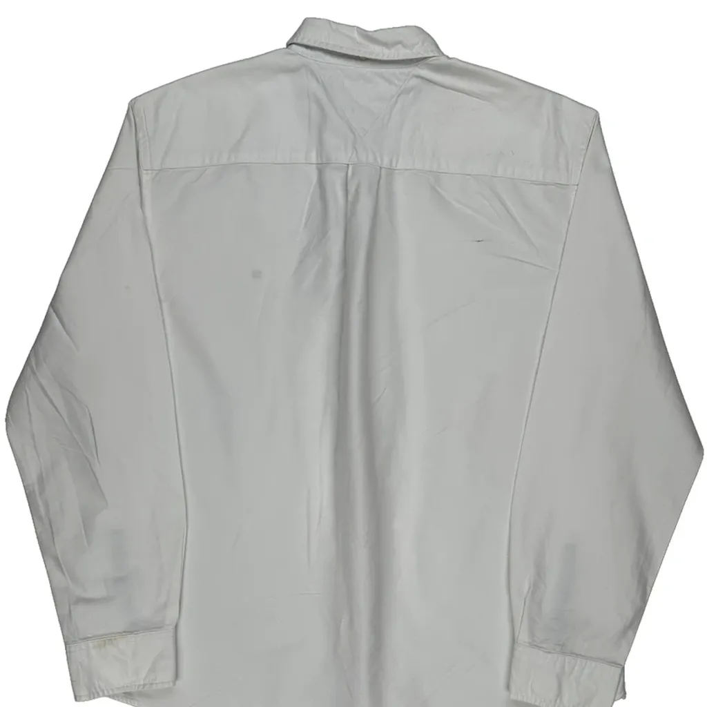Tommy Hilfiger Shirt - XL White Cotton - Image 7
