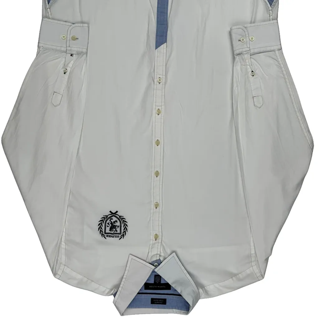 Tommy Hilfiger Shirt - XL White Cotton - Image 4