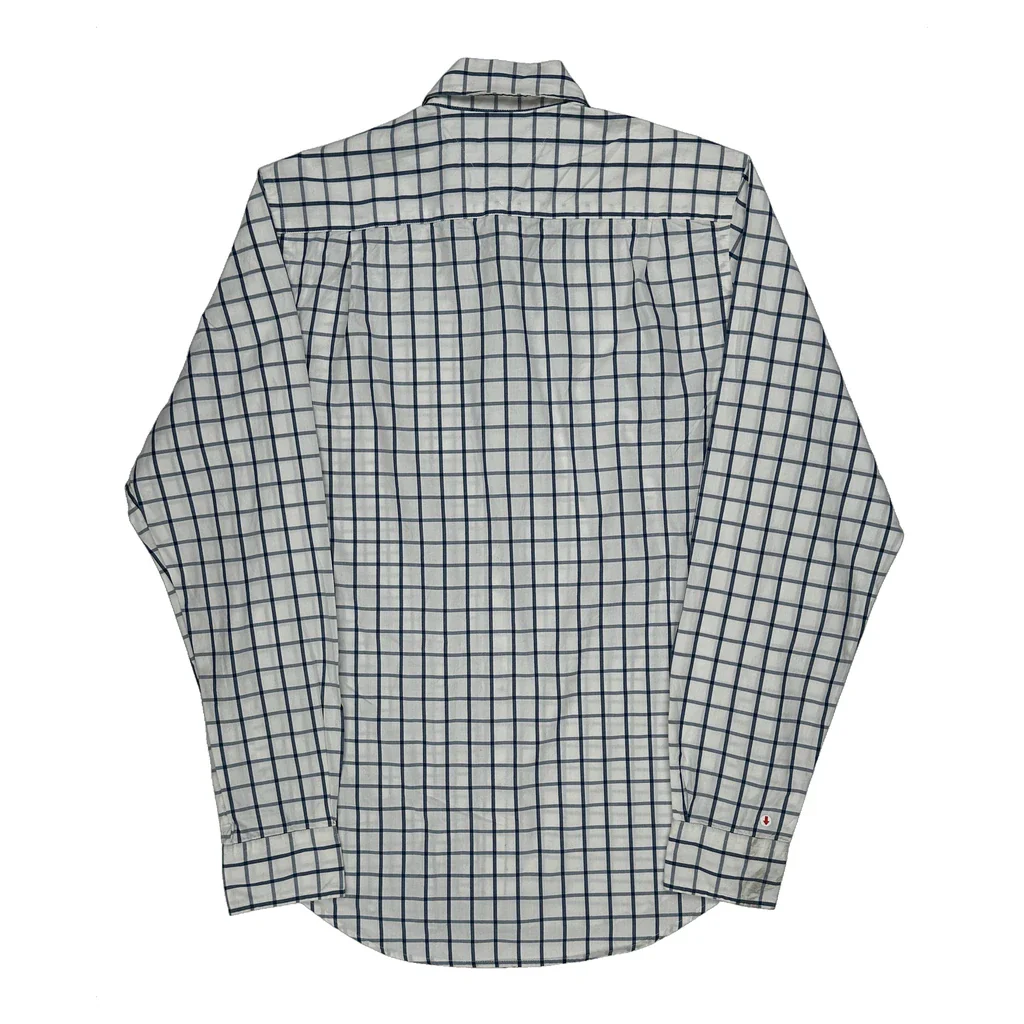 Tommy Hilfiger Checked Shirt - XS White Cotton - Image 2