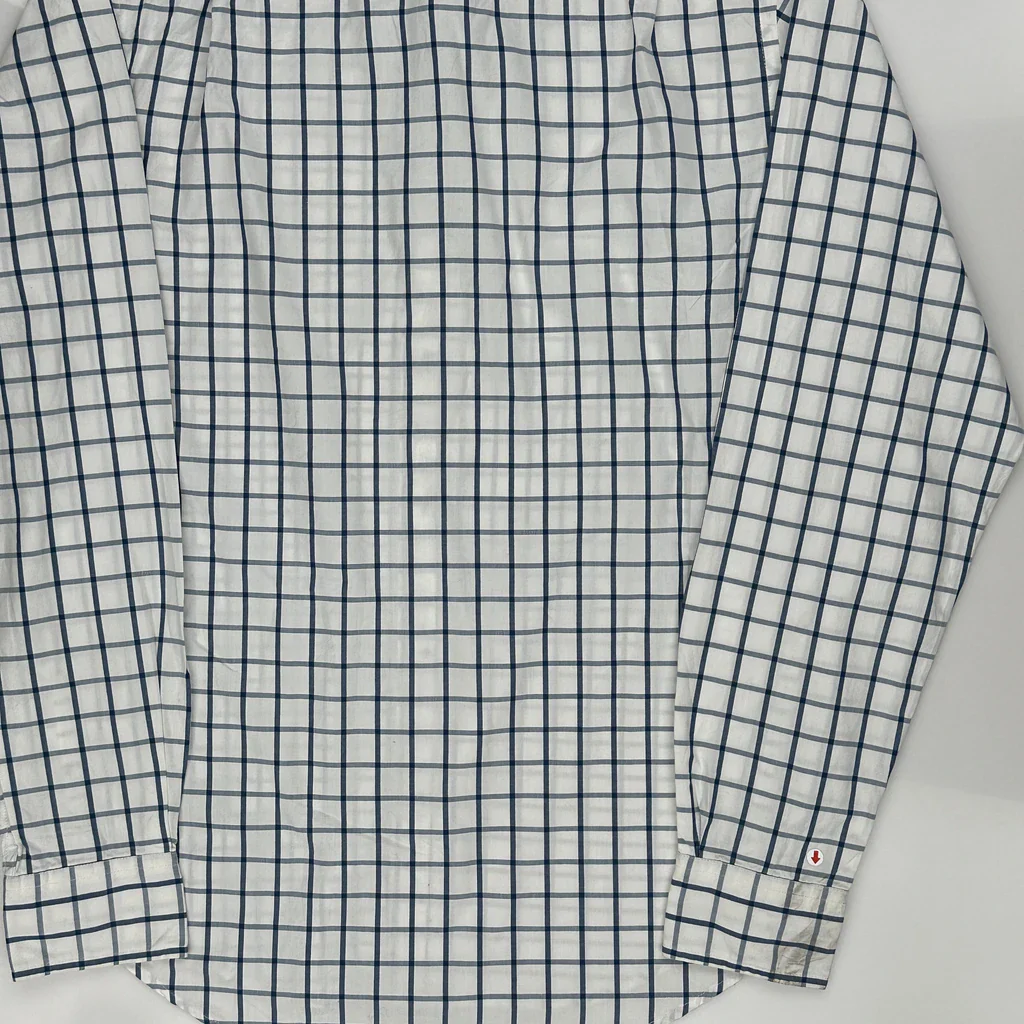 Tommy Hilfiger Checked Shirt - XS White Cotton - Image 3