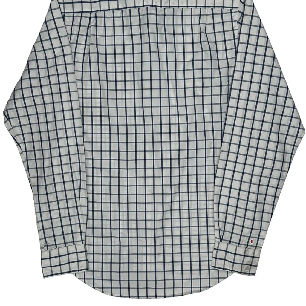 Tommy Hilfiger Checked Shirt - XS White Cotton - Image 7