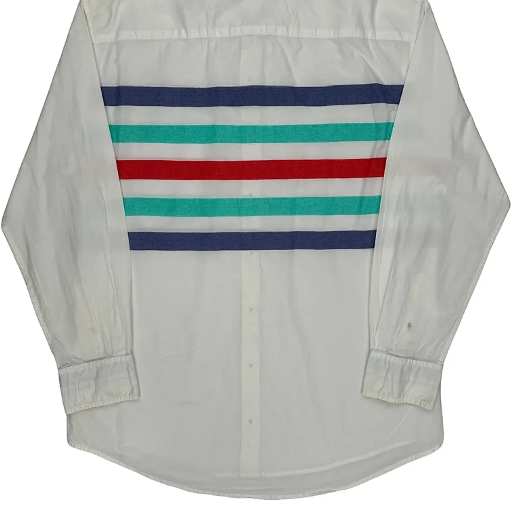 Tommy Hilfiger Striped Shirt - 2XL White Cotton - Image 7