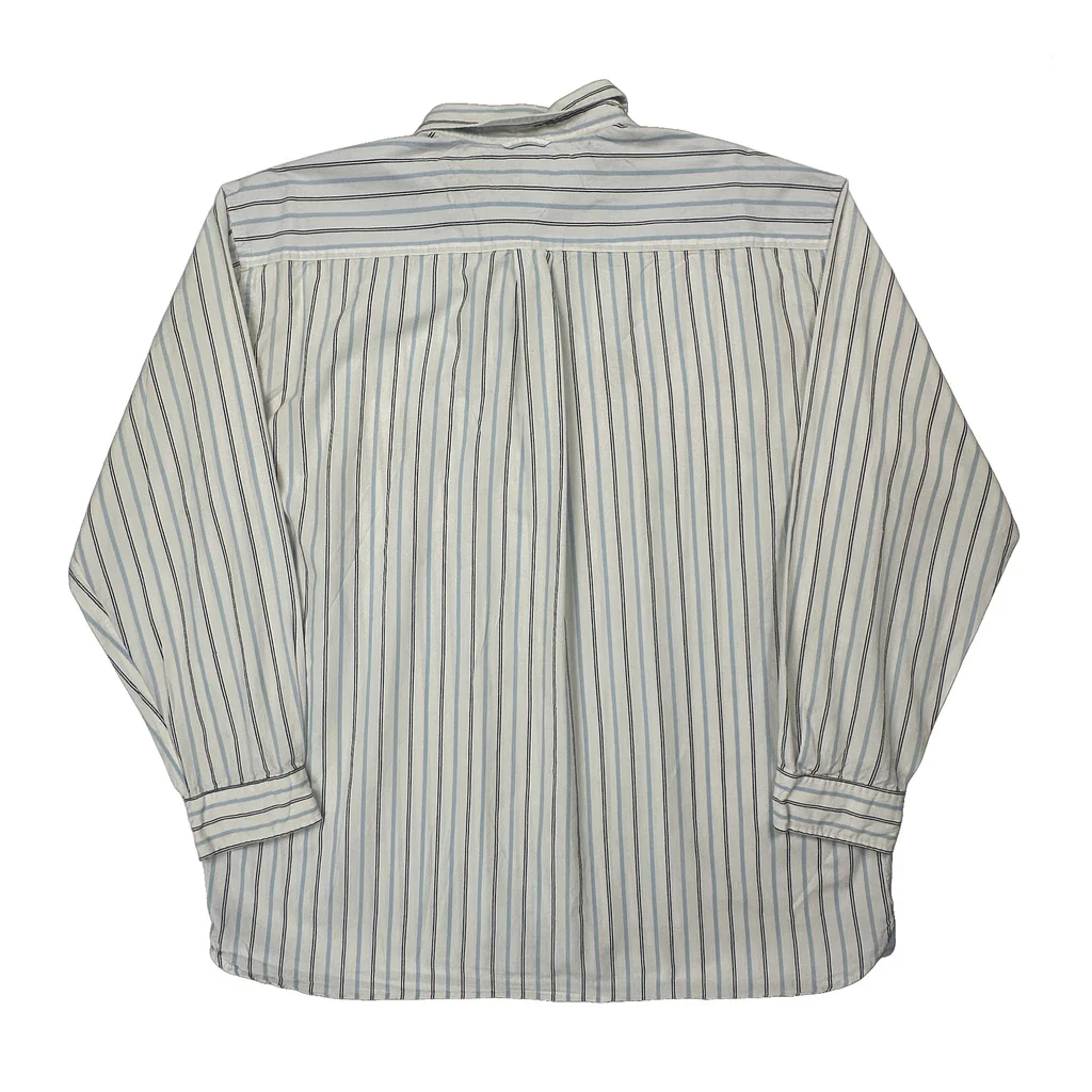 Tommy Hilfiger Striped Shirt - 2XL White Cotton - Image 2