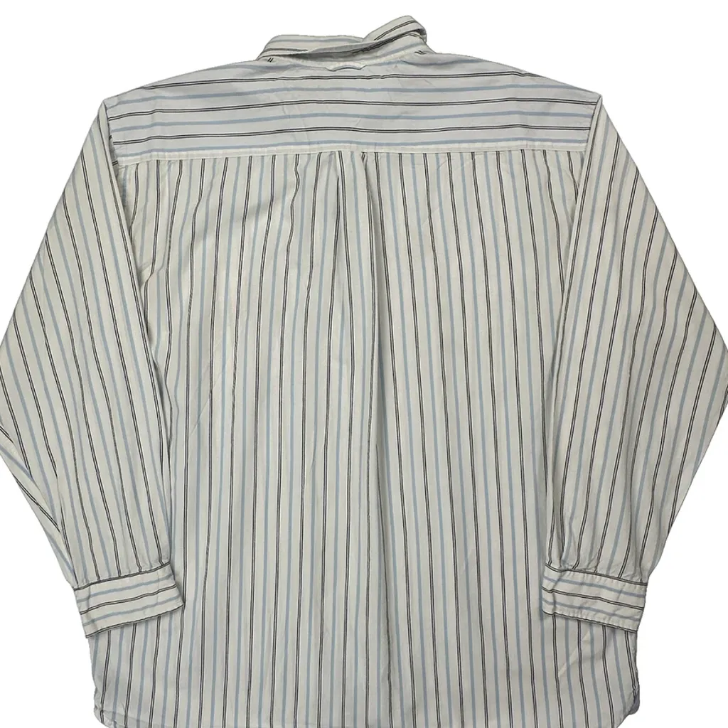 Tommy Hilfiger Striped Shirt - 2XL White Cotton - Image 7