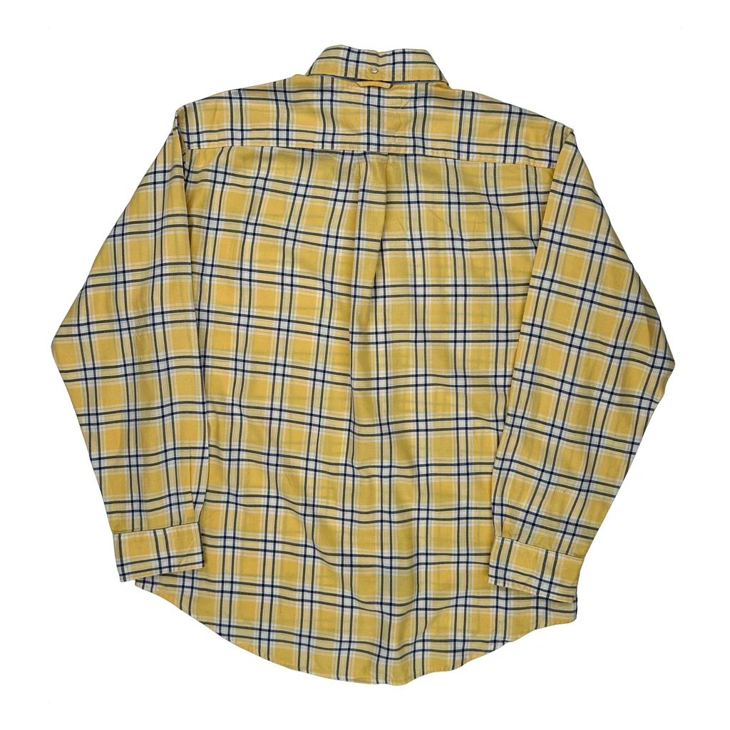 Tommy Hilfiger Checked Shirt - Large Yellow Cotton - Image 2