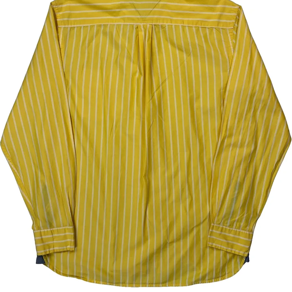 Tommy Hilfiger Striped Shirt - Medium Yellow Cotton - Image 7