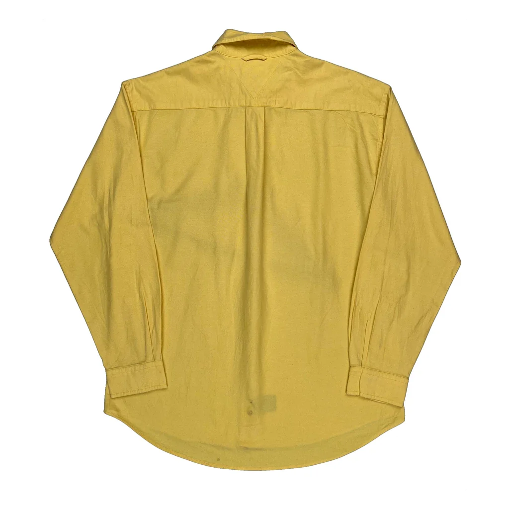 Tommy Hilfiger Shirt - Medium Yellow Cotton - Image 2