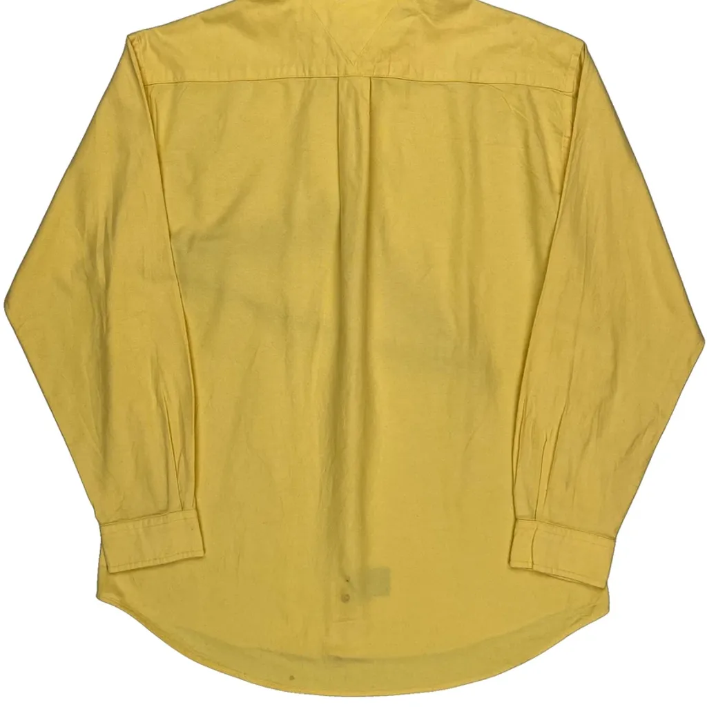 Tommy Hilfiger Shirt - Medium Yellow Cotton - Image 7