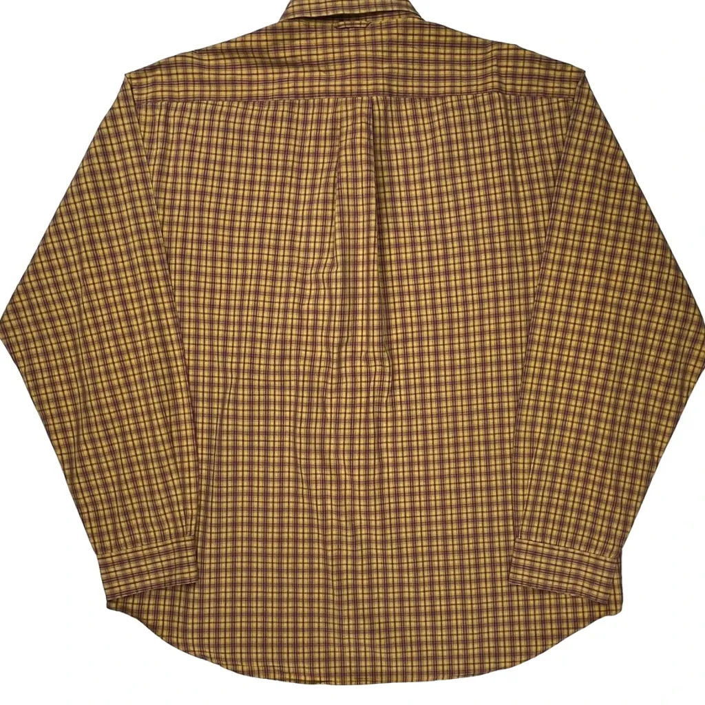 Tommy Hilfiger Checked Shirt - XL Yellow Cotton - Image 6