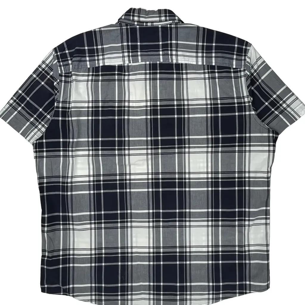 Tommy Hilfiger Short Sleeve Shirt - 2XL Black & White Cotton - Image 7