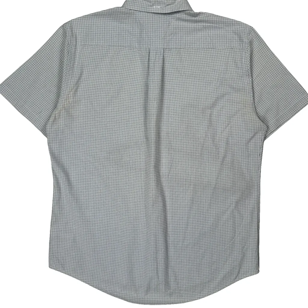 Tommy Hilfiger Checked Short Sleeve Shirt - Large Blue Cotton - Image 6