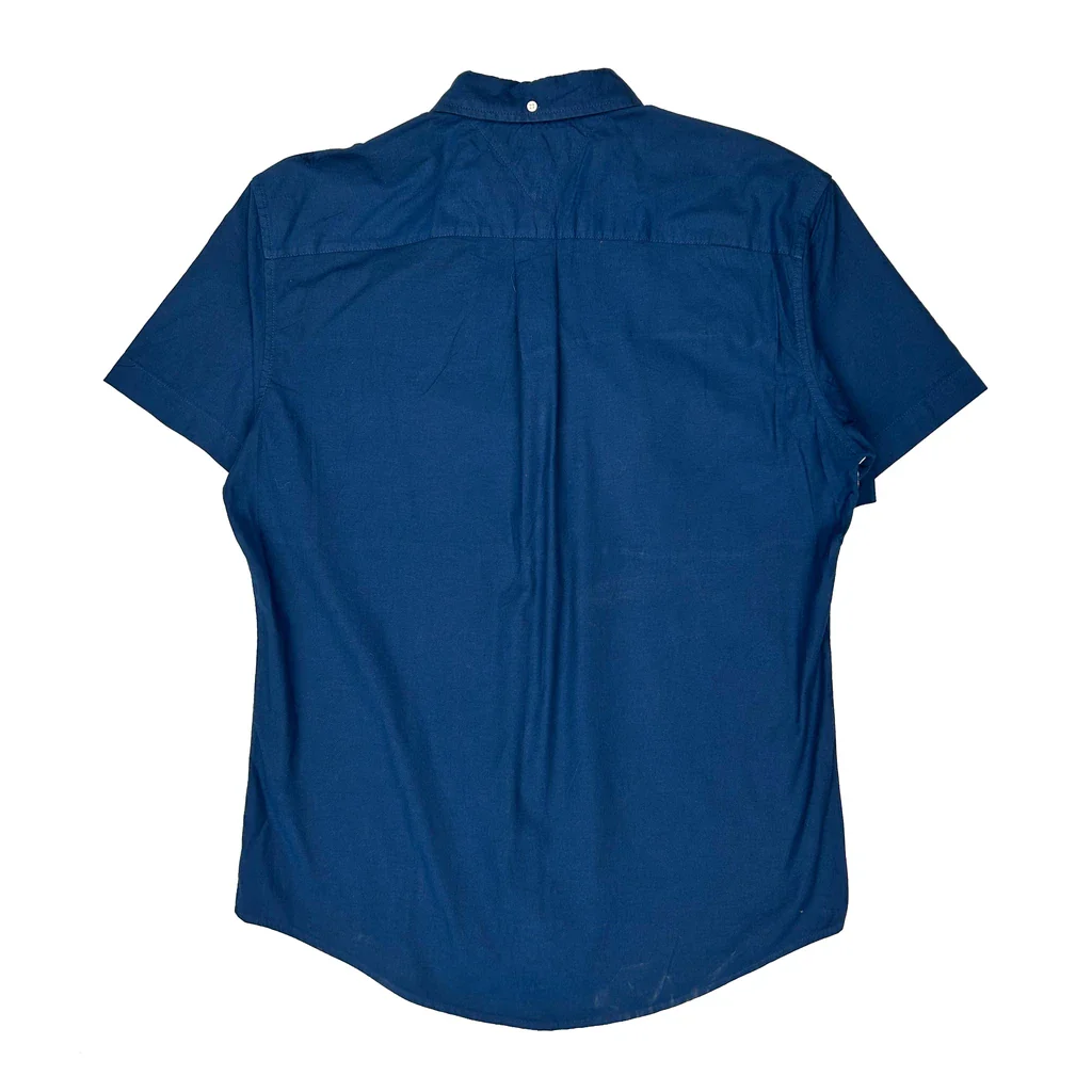 Tommy Hilfiger Short Sleeve Shirt - XL Blue Cotton - Image 2