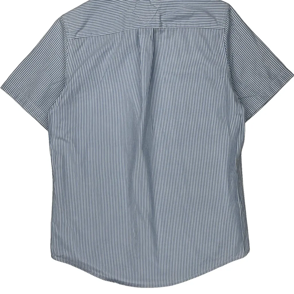 Tommy Hilfiger Striped Short Sleeve Shirt - XS Blue Cotton - Image 6