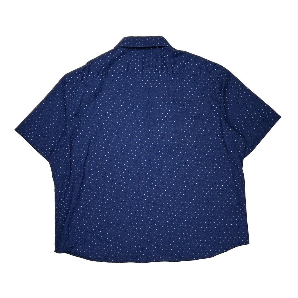 Tommy Hilfiger Short Sleeve Shirt - 2XL Blue Cotton - Image 2