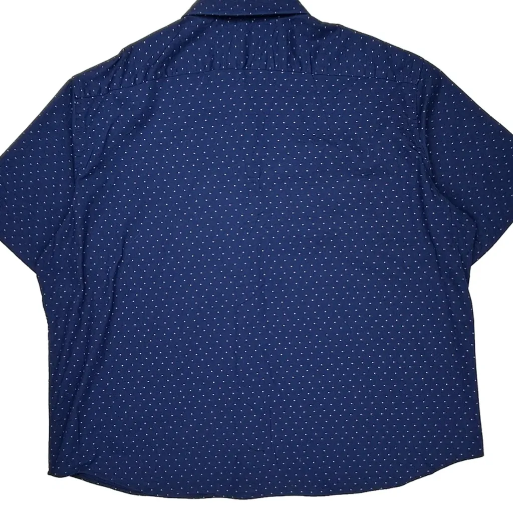 Tommy Hilfiger Short Sleeve Shirt - 2XL Blue Cotton - Image 6