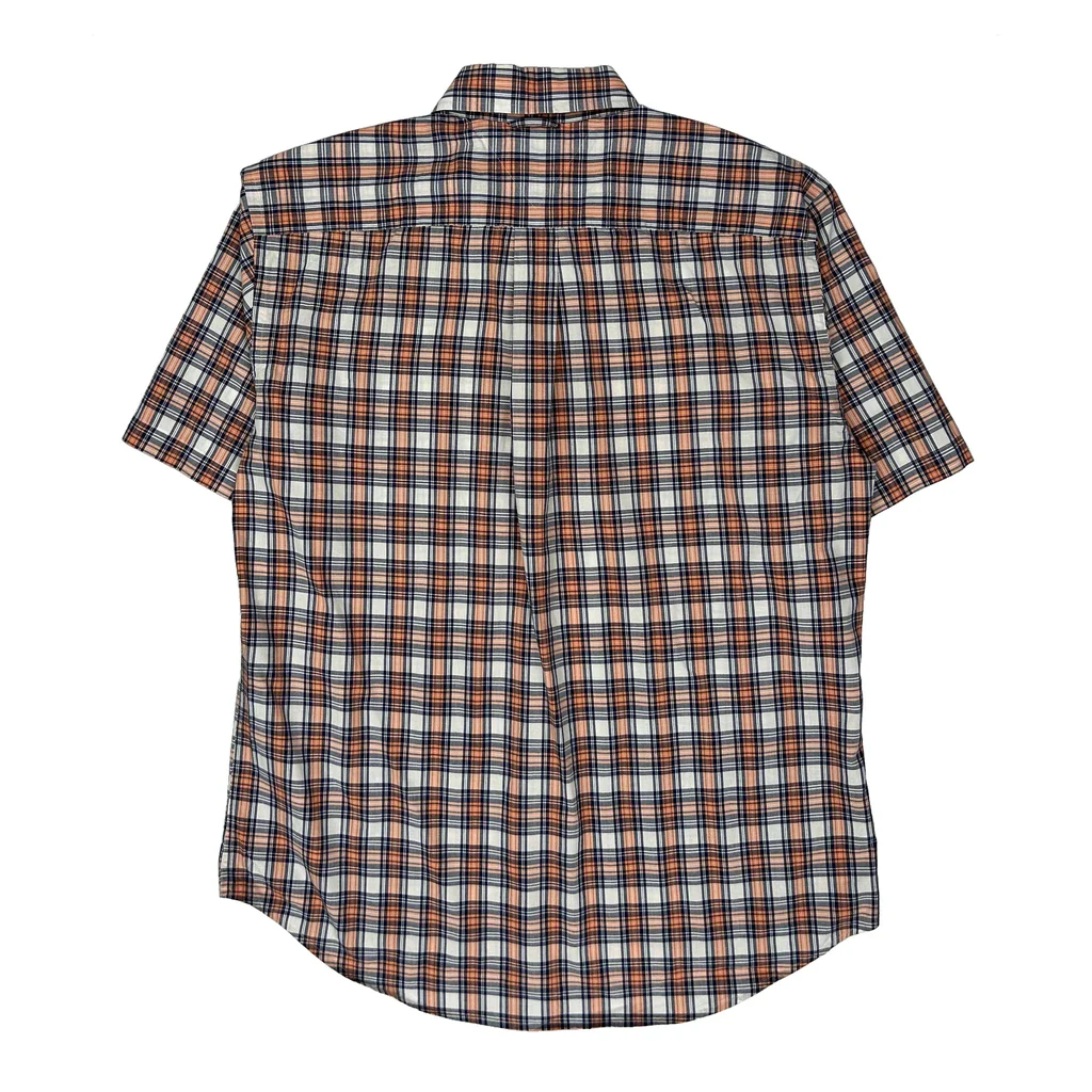 Tommy Hilfiger Checked Short Sleeve Shirt - Medium Multicoloured Cotton - Image 2