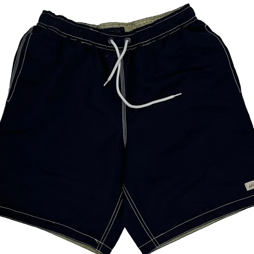 Tommy Hilfiger Contrast Stitch Shorts - Smallw 6L Black Polyester - Image 6