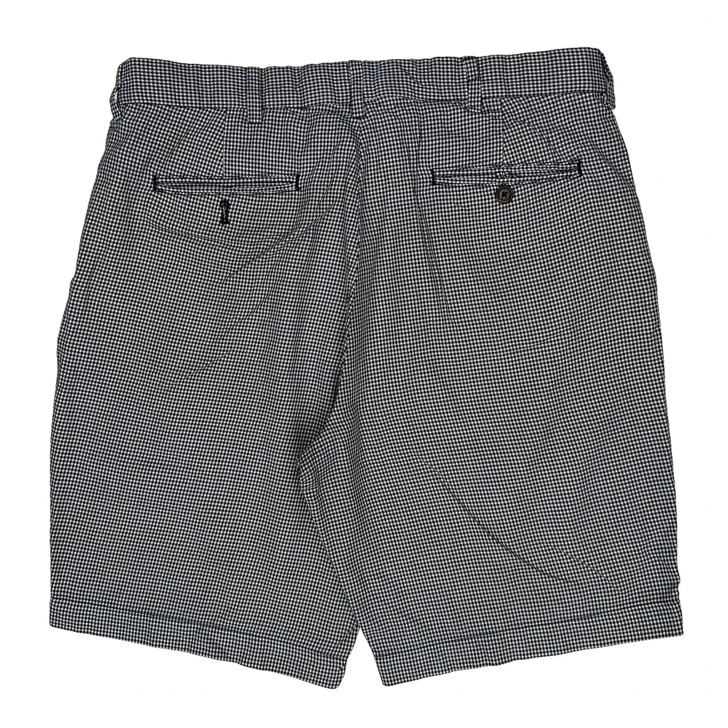 Tommy Hilfiger Checked Shorts - 34W 9L Black & White Cotton