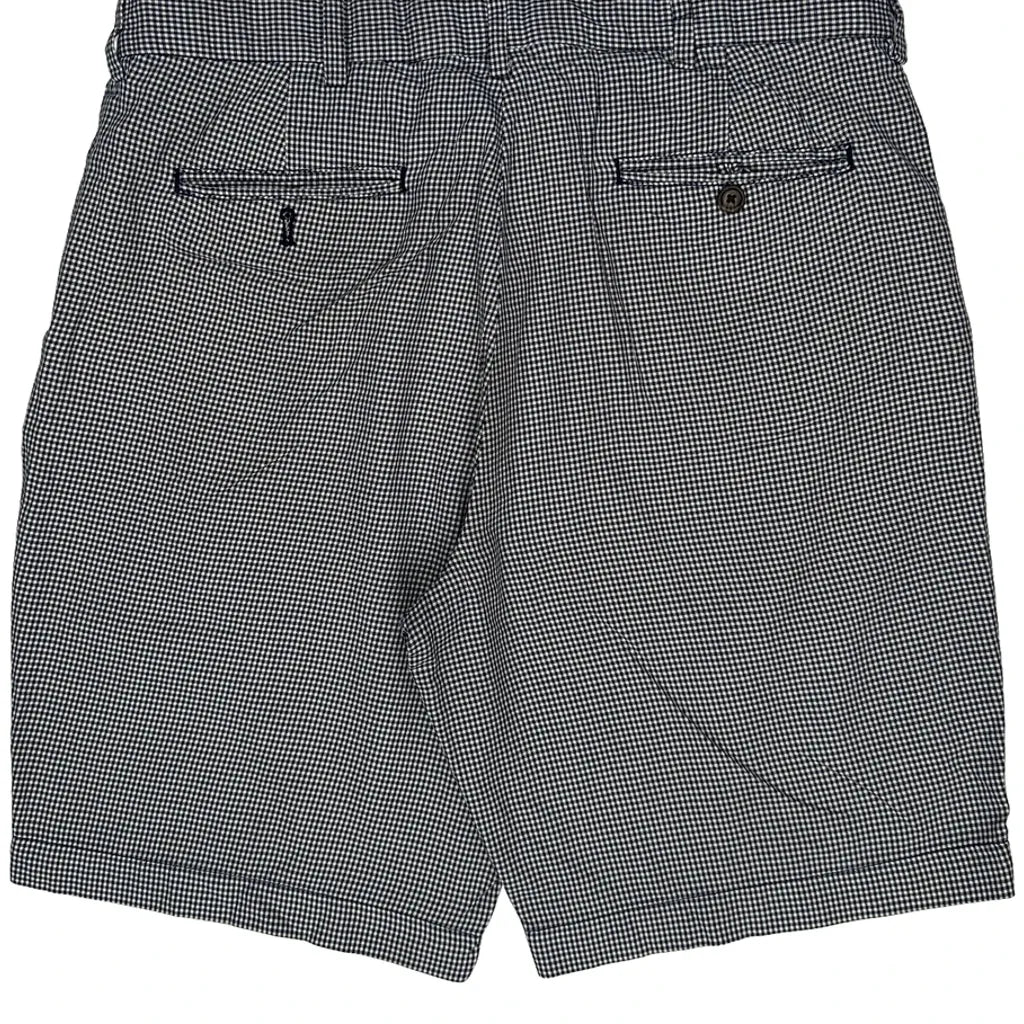 Tommy Hilfiger Checked Shorts - 34W 9L Black & White Cotton - Image 7
