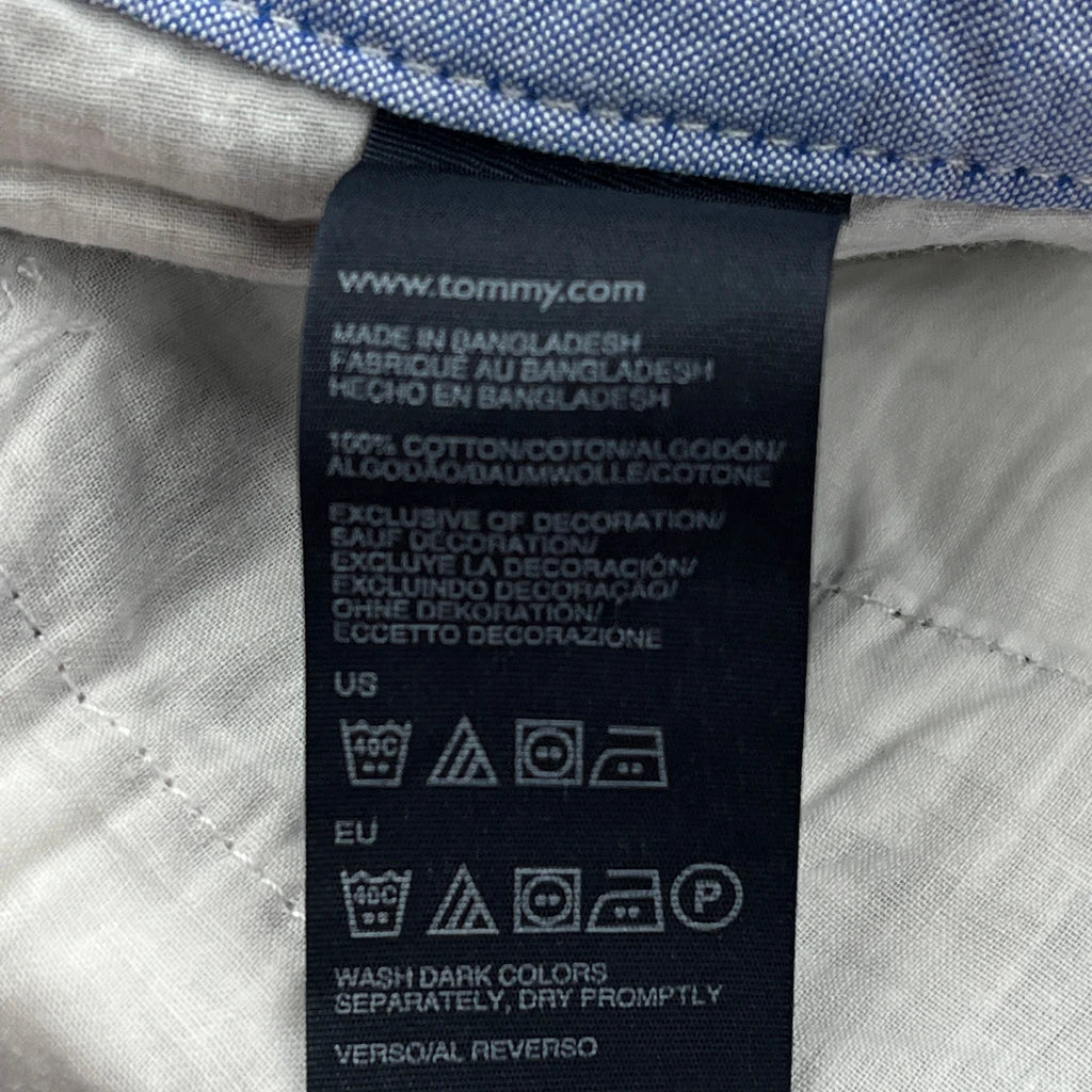 Tommy Hilfiger Checked Shorts - 34W 9L Black & White Cotton - Image 7