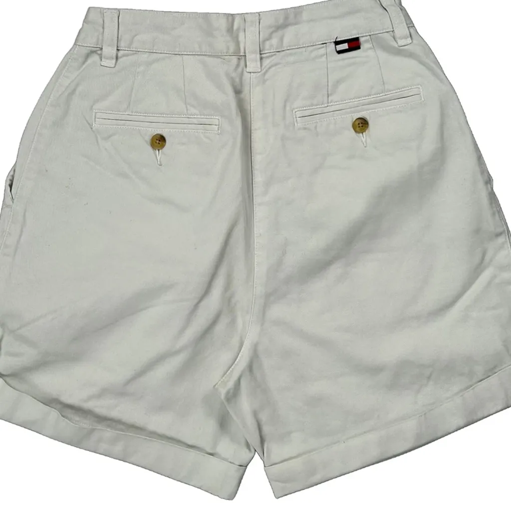 Tommy Hilfiger Shorts - 23W UK 4 White Cotton - Image 7