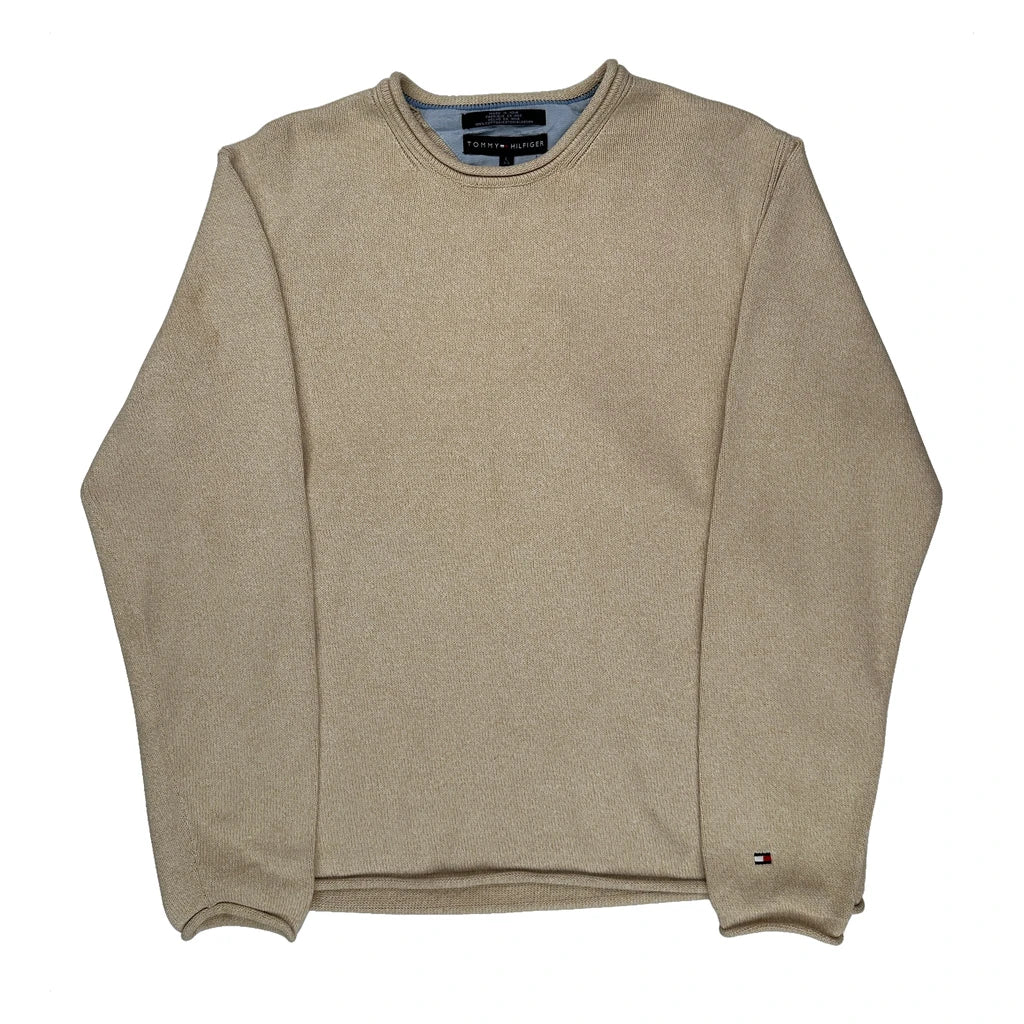 Tommy Hilfiger Sweater - Large Beige Cotton